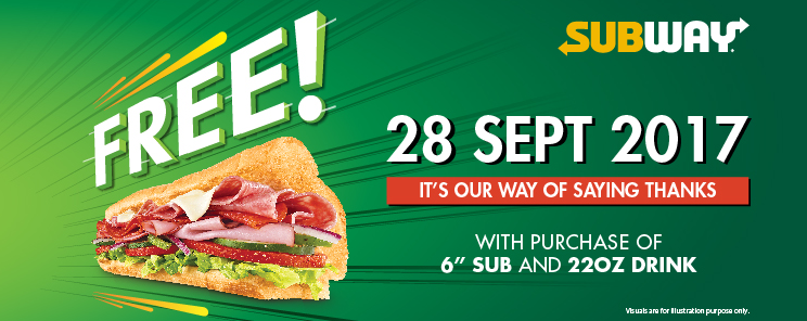 Subway Buy 1 Free 1 9pm RiceBowl my 
